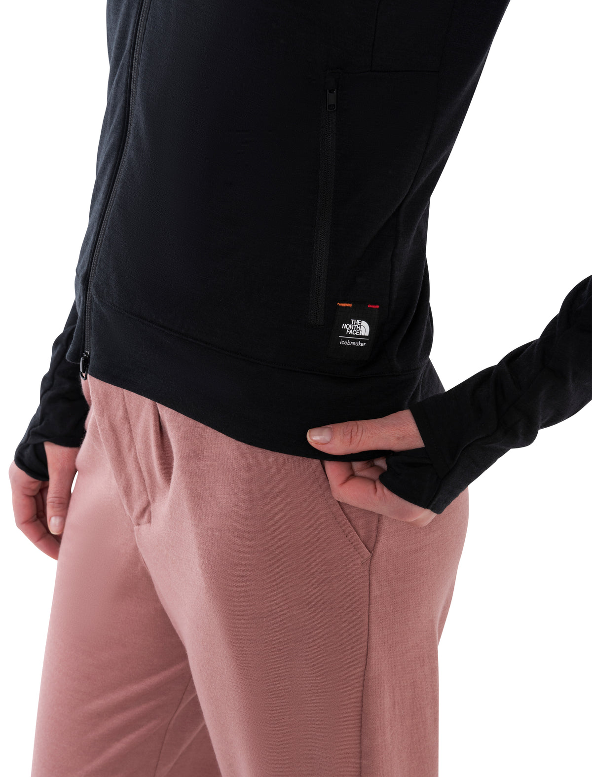 Merino Blend 200 Realfleece™ The North Face x icebreaker Zip-Hoodie Damen  - 6