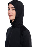 Merino Blend 200 Realfleece™ The North Face x icebreaker Zip-Hoodie Damen  - 8
