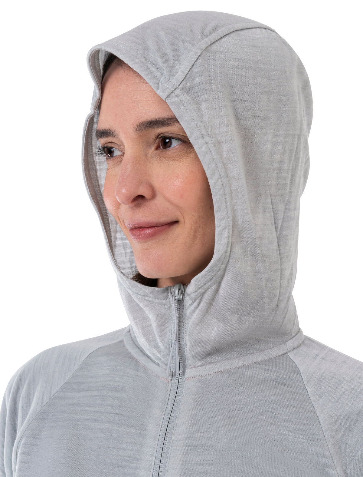 Dam 200 Realfleece™ The North Face x icebreaker långärmad huvtröja i merinoblandning med dragkedja  - 6
