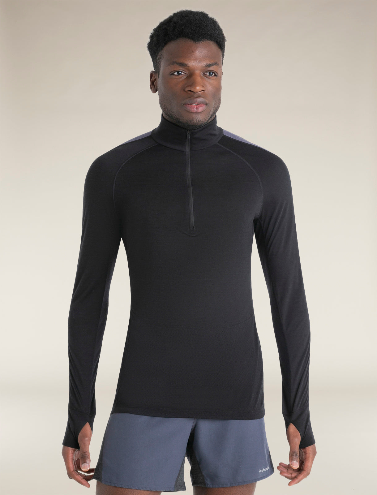 Men's 125 ZoneKnit™ Merino Blend Long Sleeve Half Zip Thermal Top