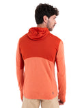 Men's Merino Blend 200 Realfleece™ Descender Long Sleeve Zip Hoodie Molten/Ember - 2