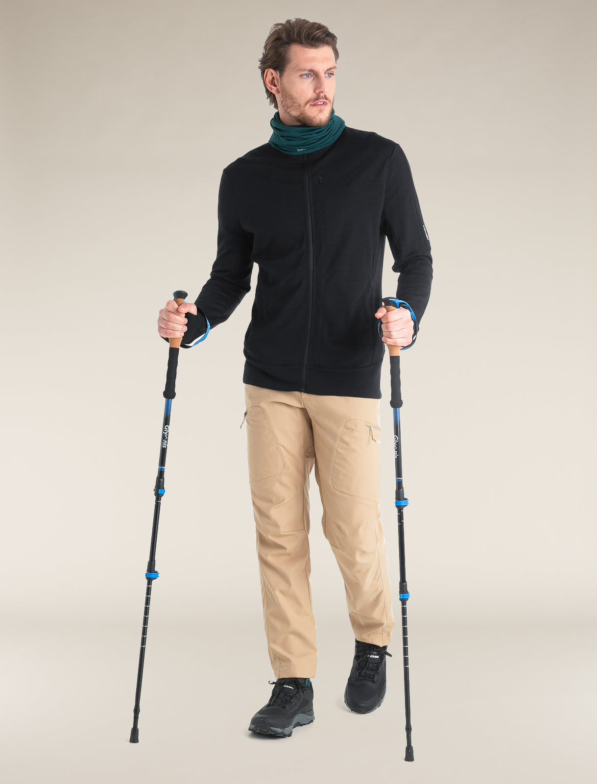 サンウルブズ　 ウォームアップウェア Men's Merino 260 Quantum IV Long Sleeve Zip Hoodie | icebreaker