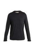 T-shirt a maniche lunghe taglio comodo con taschino in lana merino 150 Tech Lite Uomo  - 7