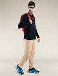 T-shirt a maniche lunghe taglio comodo con taschino in lana merino 150 Tech Lite Uomo  - 4