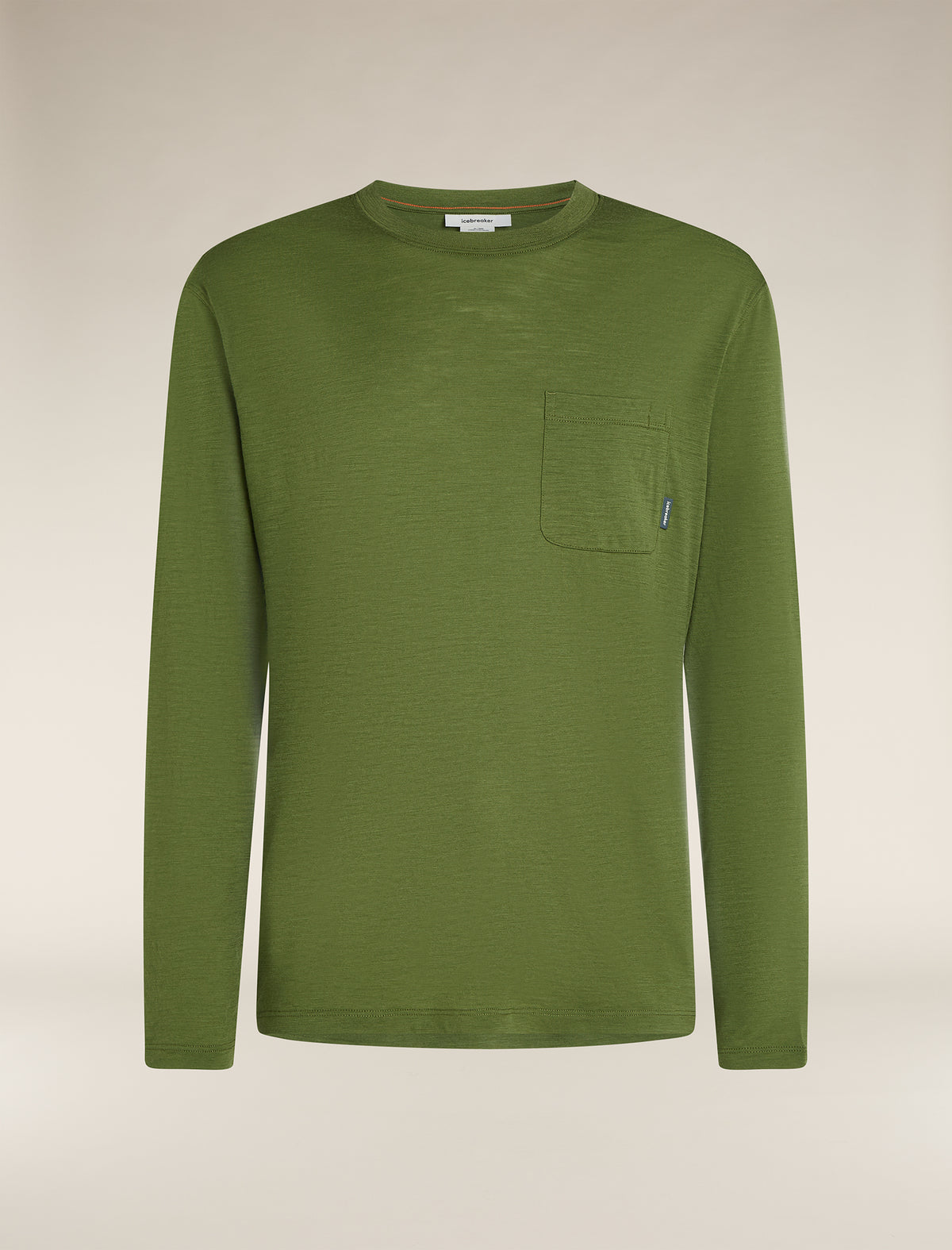 Men's Merino 150 Tech Lite Long Sleeve Relaxed Pocket T-Shirt Sphagnum - 6