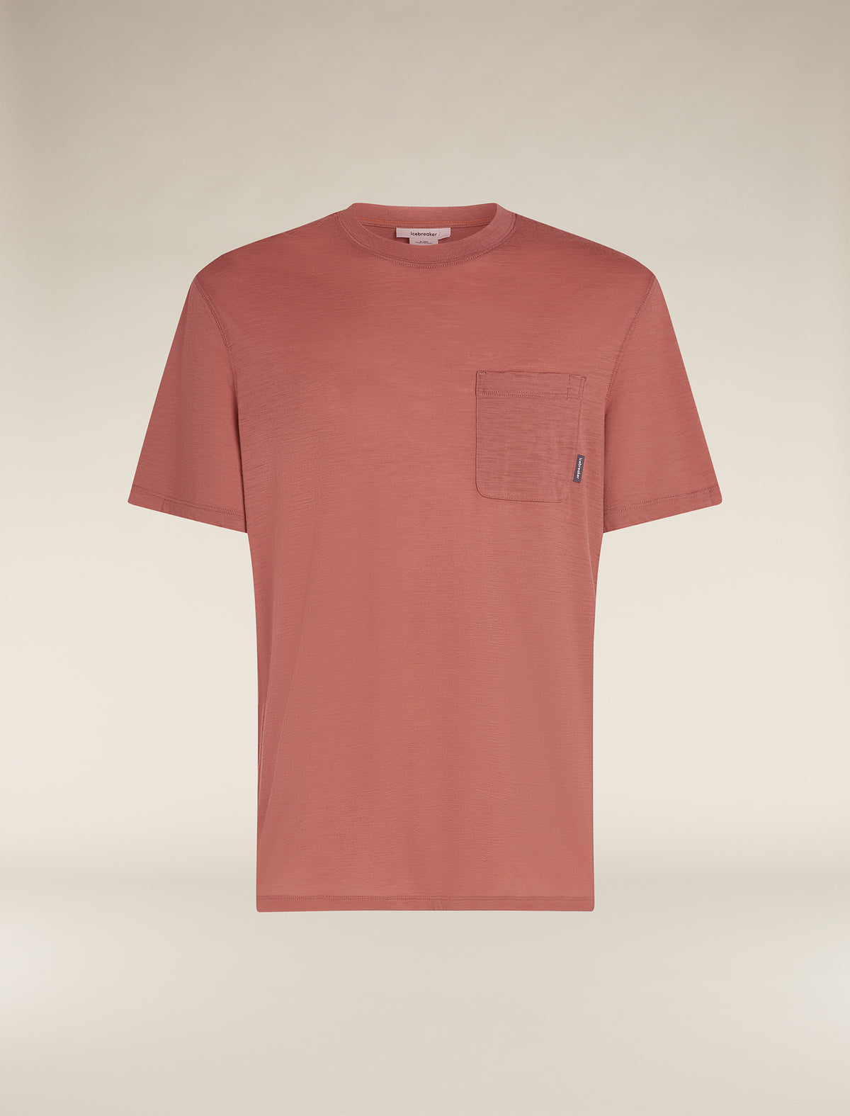 Heren 150 Tech Lite T-shirt met borstzakje en relaxte pasvorm van merinowol  - 6