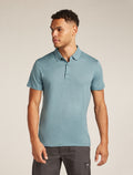 Men's Merino 150 Tech Lite Short Sleeve Polo Blue ash - 1