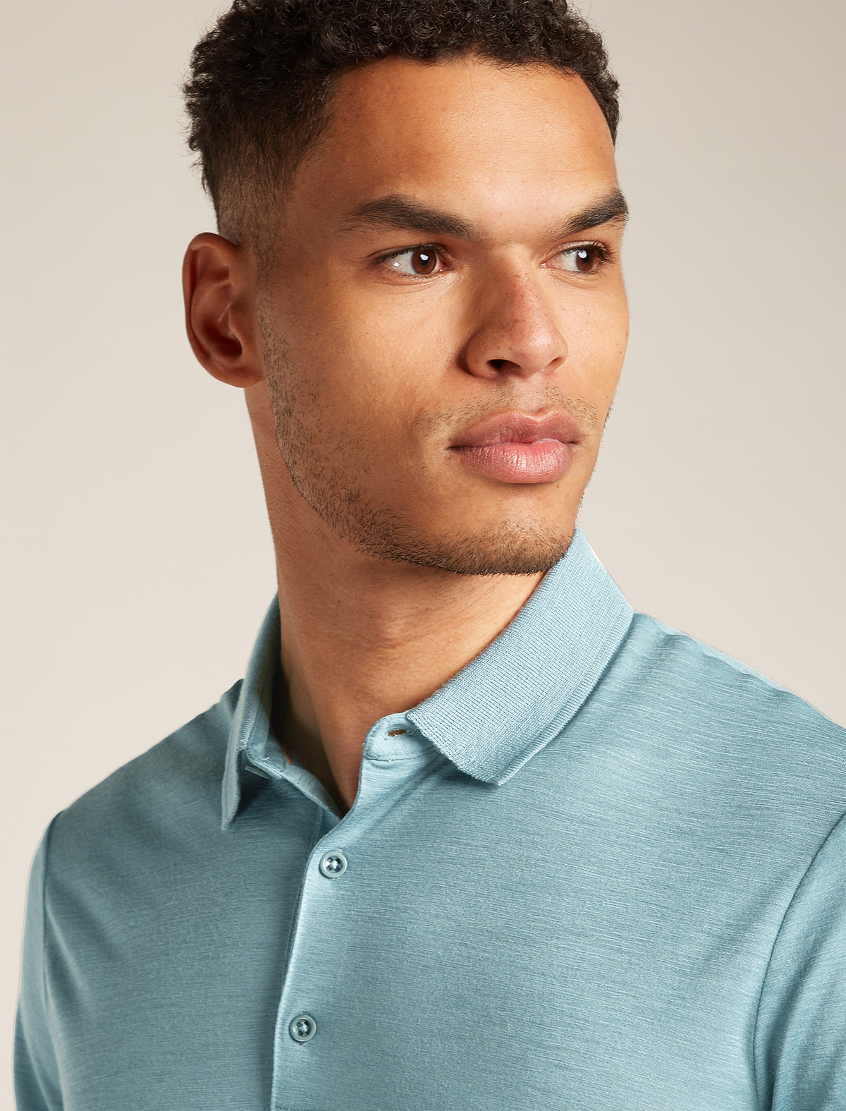 Men's Merino 150 Tech Lite Short Sleeve Polo Blue ash - 5