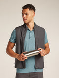 Men's Merino 150 Tech Lite Short Sleeve Polo Blue ash - 4