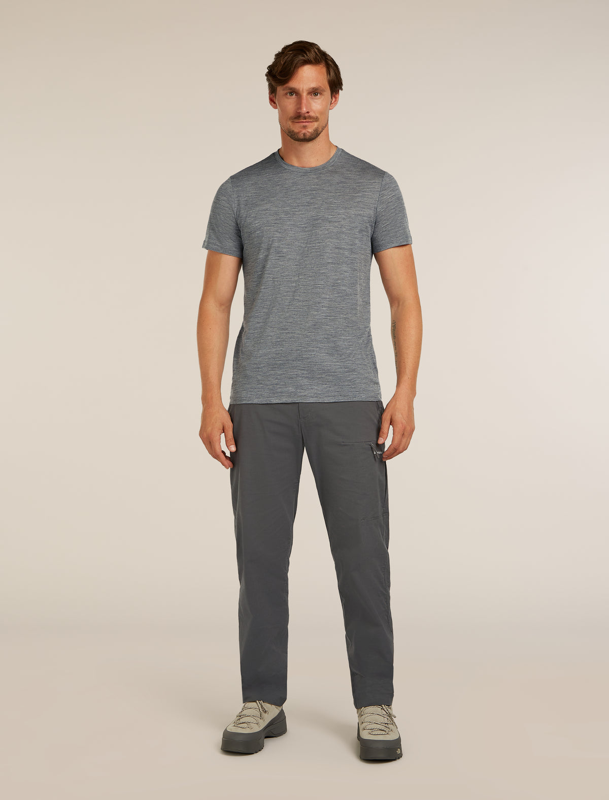 Men's 150 Tech Lite T-shirt Gritstone Heather - 3