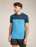 Herr 125 Cool-Lite™ Sphere III T-shirt i merinoblandning Colour Block  - 1