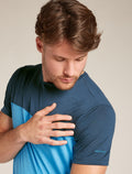 Herr 125 Cool-Lite™ Sphere III T-shirt i merinoblandning Colour Block  - 5