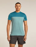 Men's 125 Sphere T-shirt Colour Block Hydro/Topaz - 1