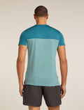 Men's 125 Sphere T-shirt Colour Block Hydro/Topaz - 2