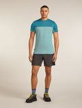 Men's 125 Sphere T-shirt Colour Block Hydro/Topaz - 3