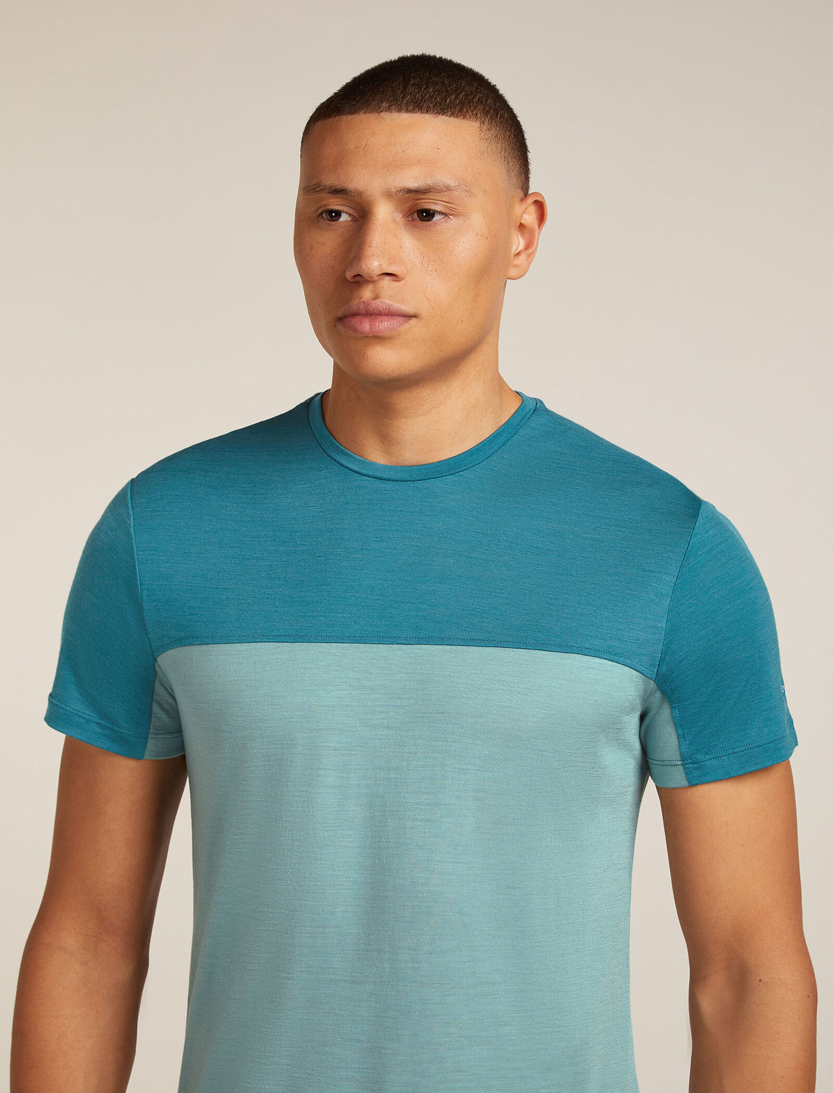 Men's 125 Sphere T-shirt Colour Block Hydro/Topaz - 5