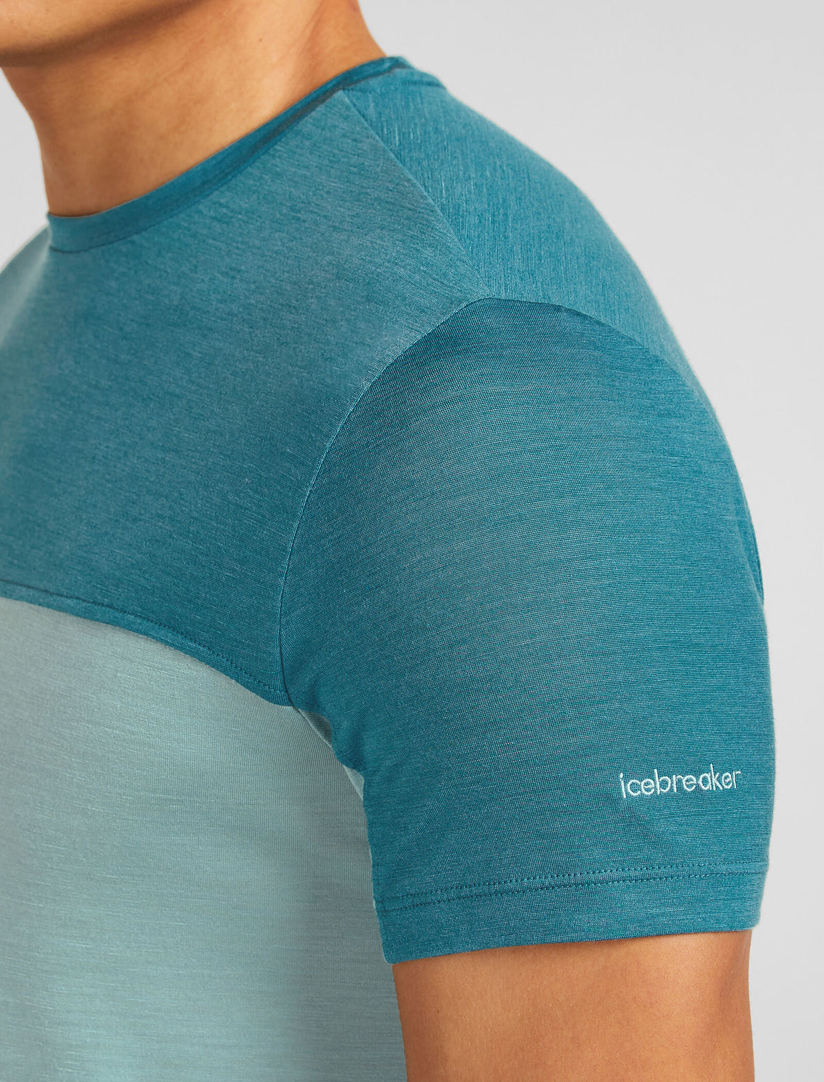Men's 125 Sphere T-shirt Colour Block Hydro/Topaz - 6