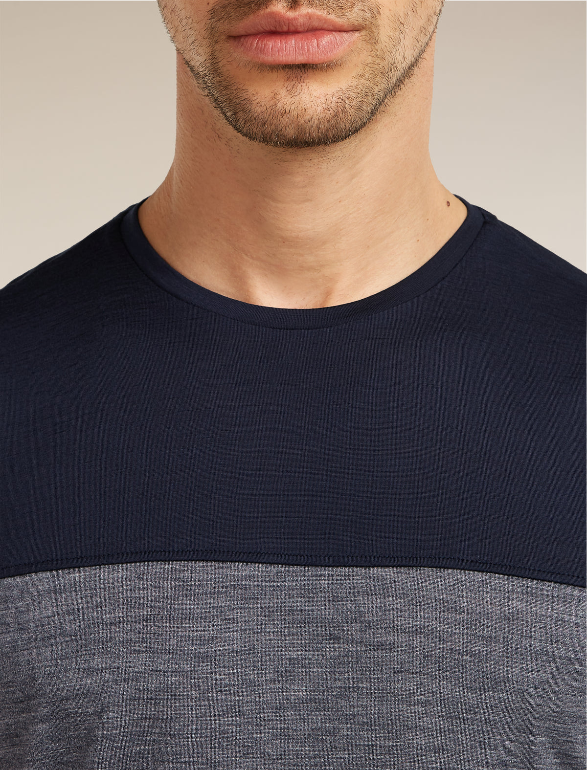 Camiseta con bloques de color 125 Sphere Midnnavy Hthr/Midnnavy/Cb - 6