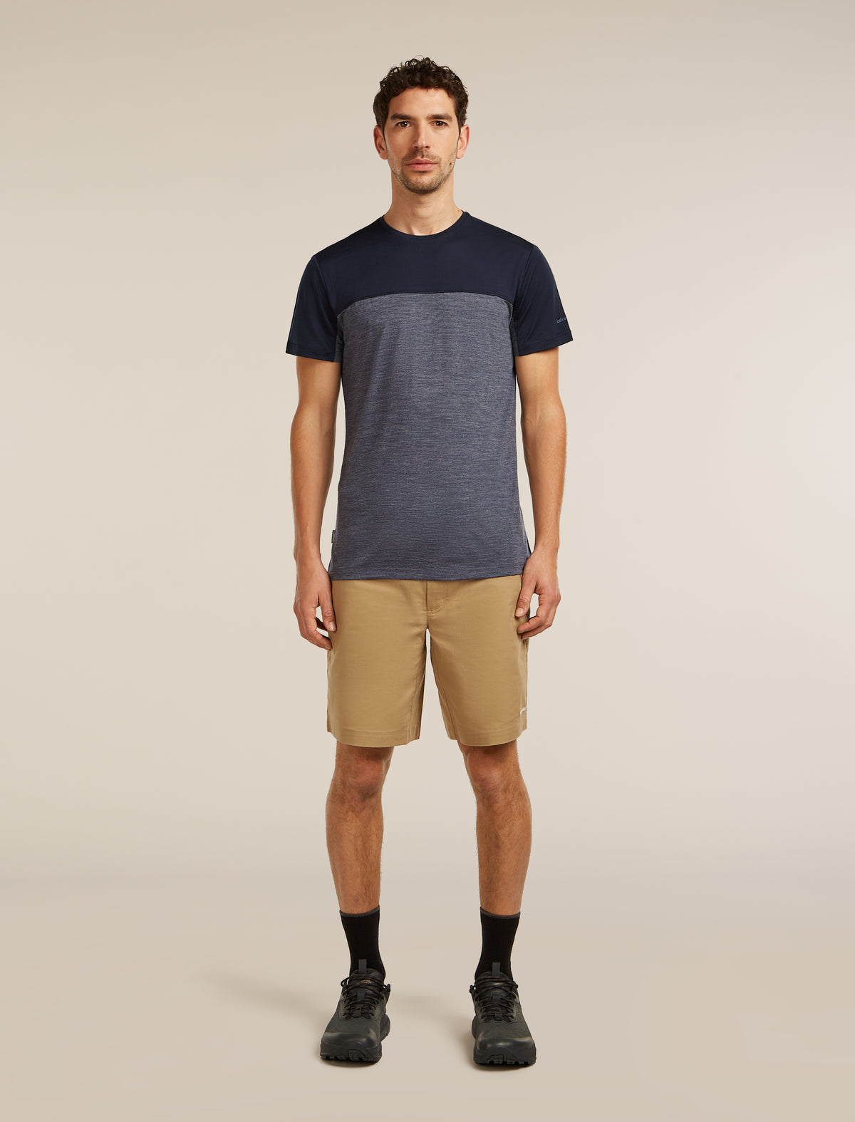 Camiseta con bloques de color 125 Sphere Midnnavy Hthr/Midnnavy/Cb - 3