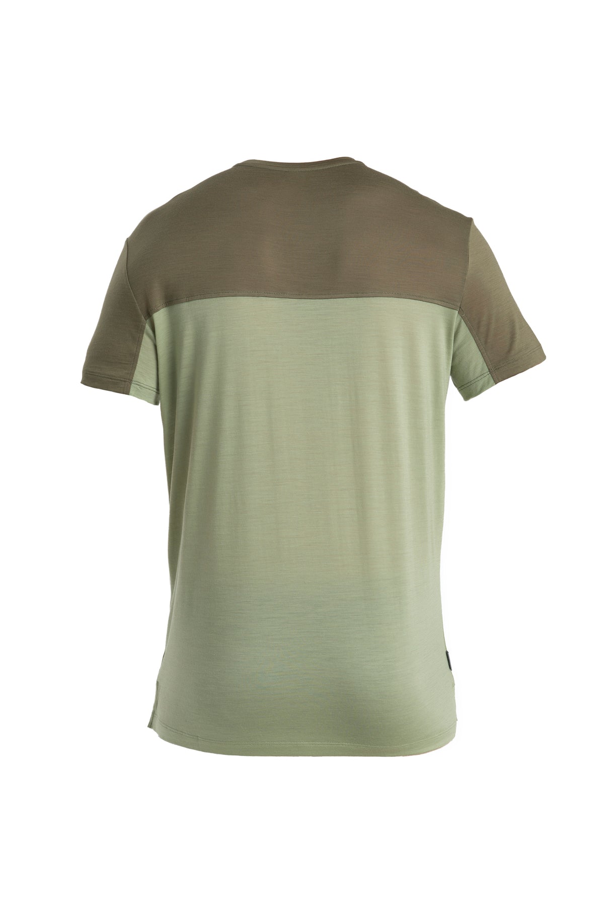 Men's Merino Blend 125 Cool-Lite™ Sphere Short Sleeve T-Shirt Colour Block Lichen/Loden - 8