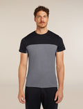 Men's 125 Sphere T-shirt Colour Block Graphite Heather/Black - 1
