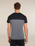 Men's 125 Sphere T-shirt Colour Block Graphite Heather/Black - 2