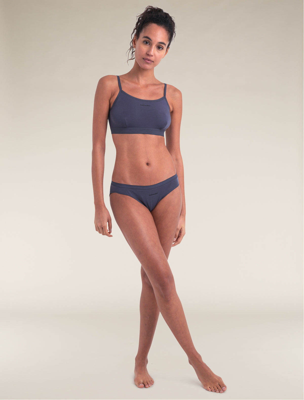 Sujetador Merino Blend Core para mujer Graphite - 3
