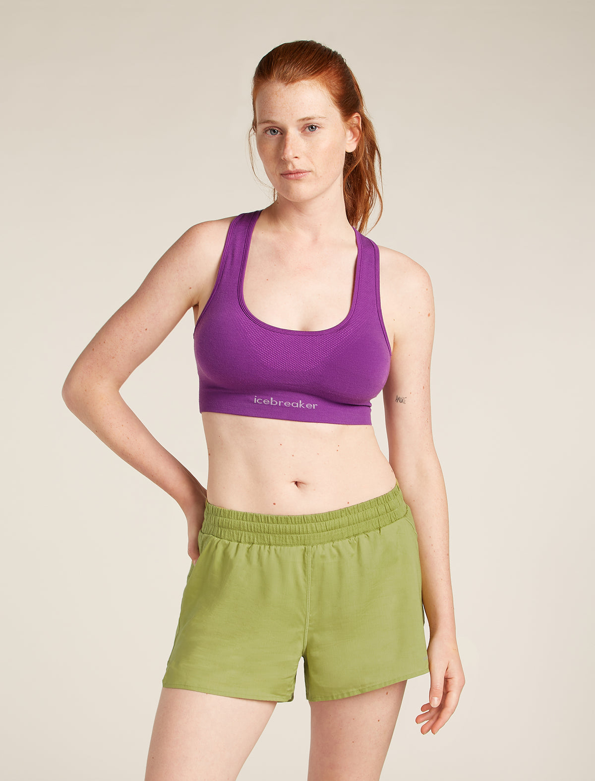 260 ZoneKnit™ Merino Blend Seamless BH Damen  - 1