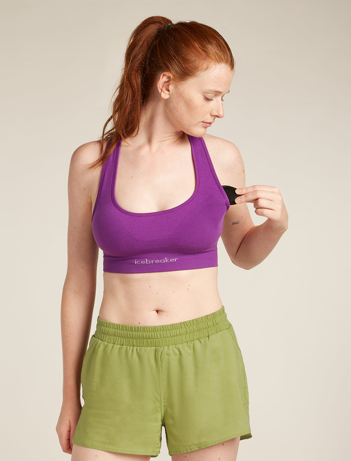 260 ZoneKnit™ Merino Blend Seamless BH Damen  - 9