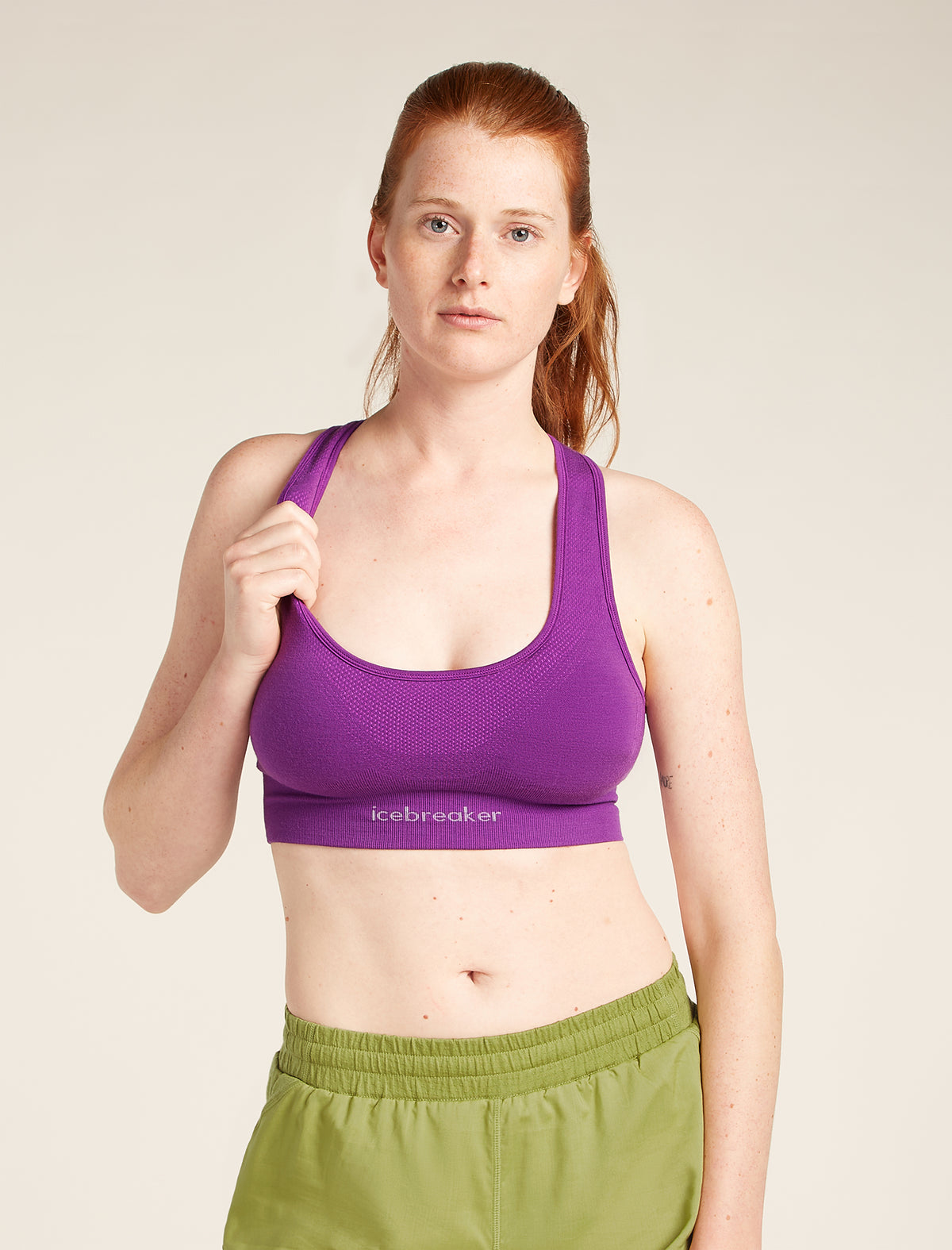 260 ZoneKnit™ Merino Blend Seamless BH Damen  - 6