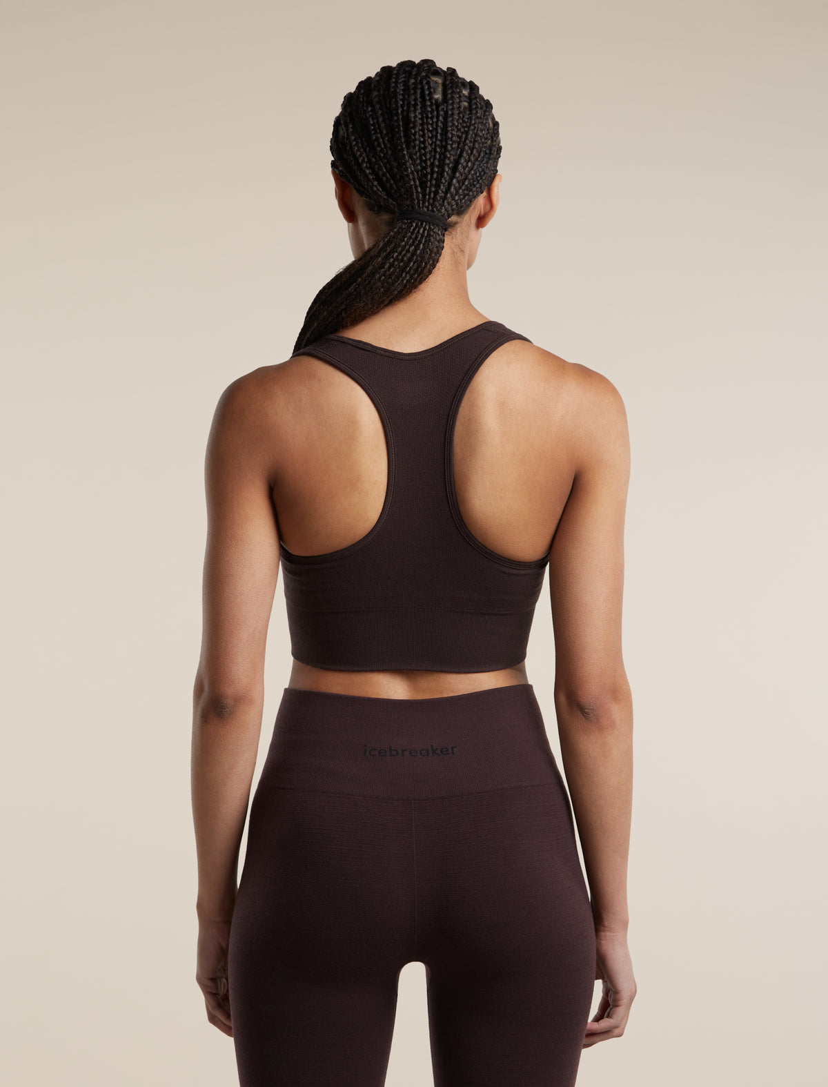 icebreaker® 260 ZoneKnit™ Merino Blend Seamless BH Damen Bittersweet Women - 2