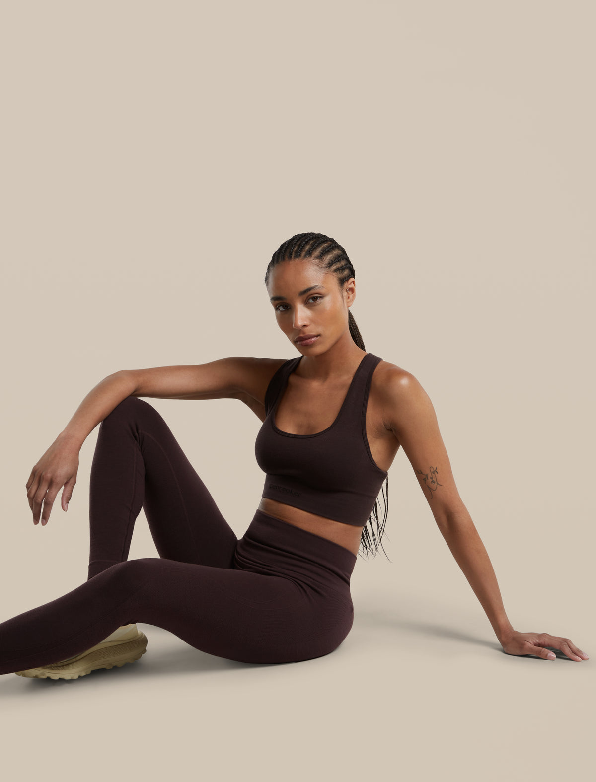 icebreaker® 260 ZoneKnit™ Merino Blend Seamless BH Damen Bittersweet Women - 7