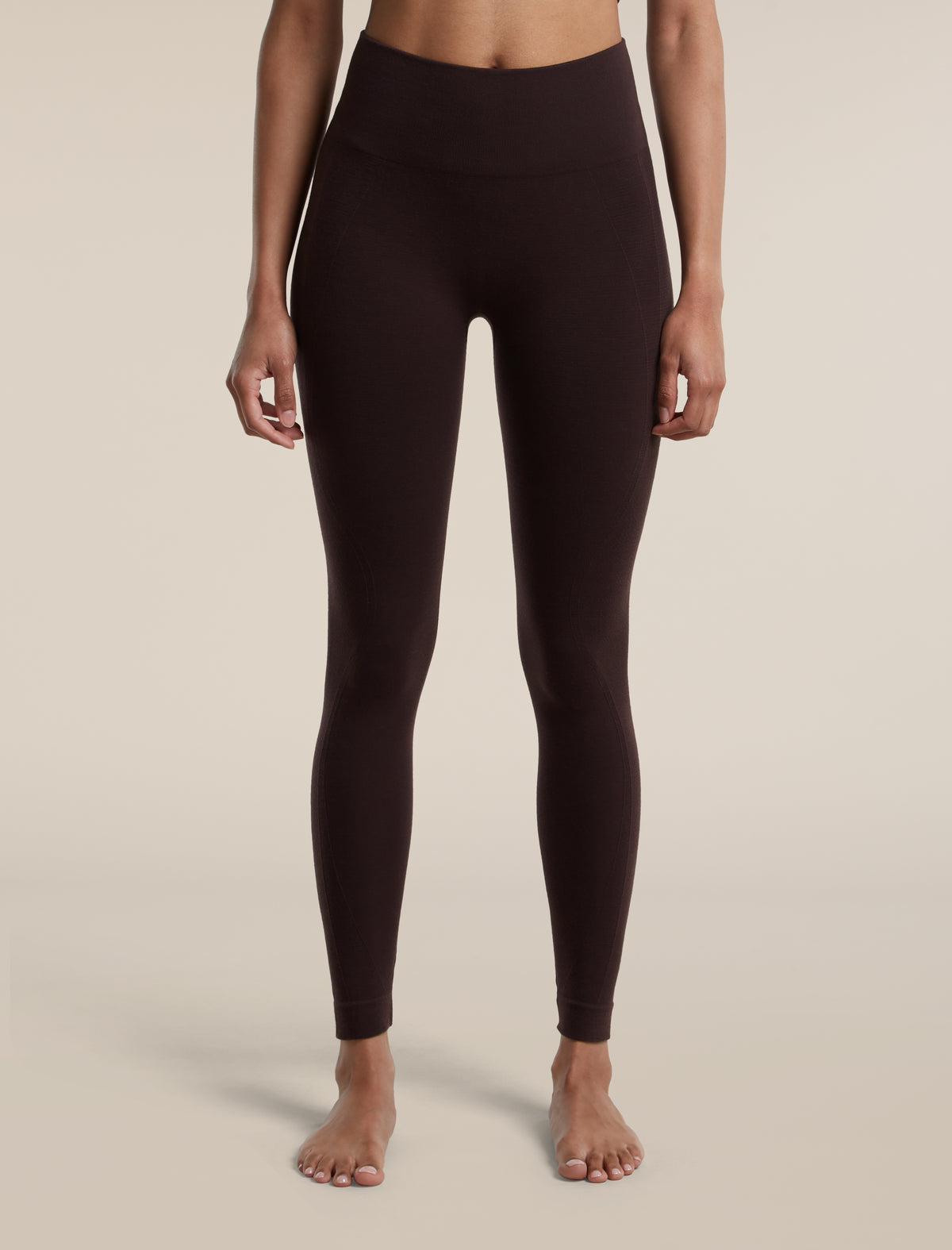 icebreaker® Leggings in misto di lana merino 260 ZoneKnit™ Seamless 25 Donna Bittersweet Women - 1