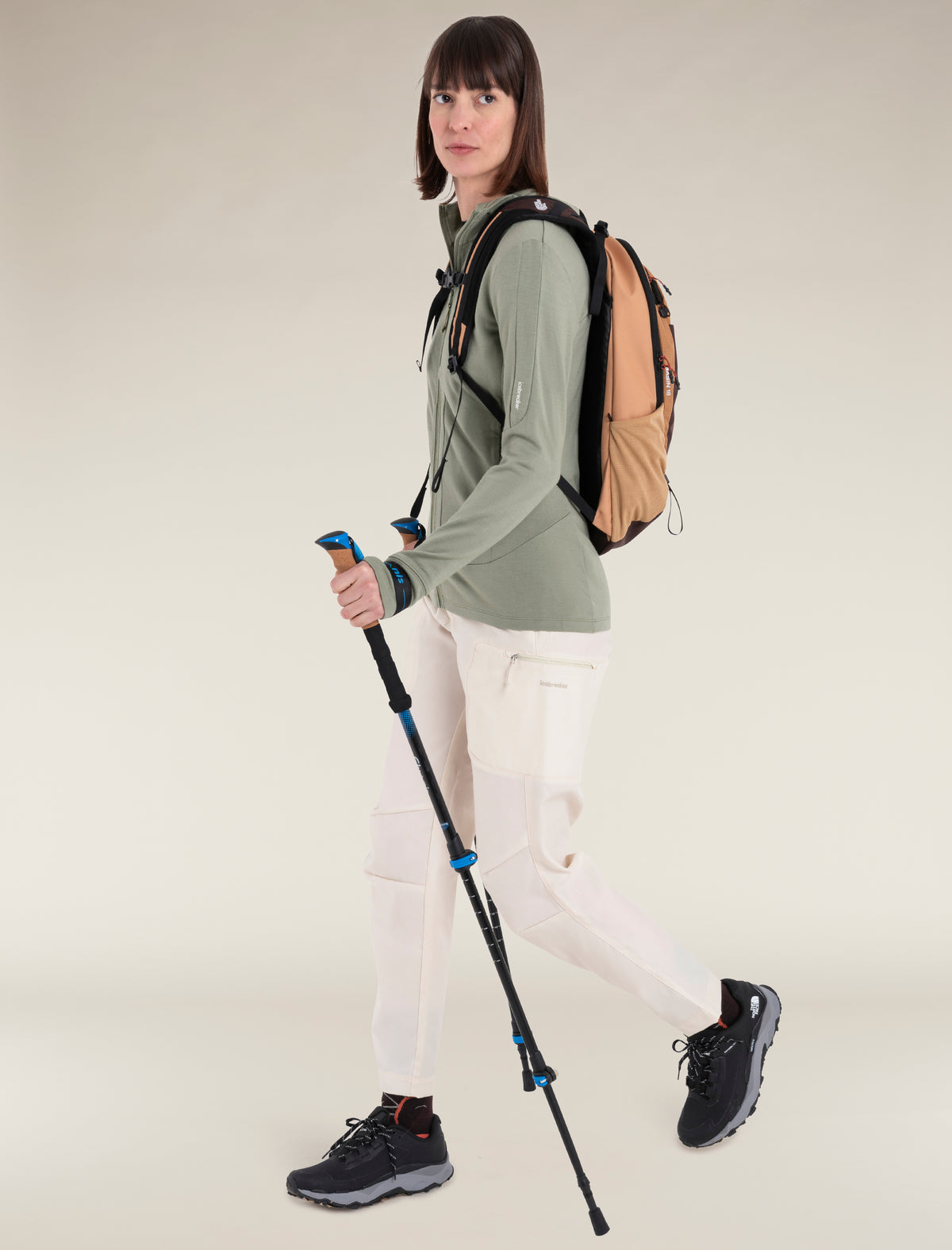 Women's Merino 260 Quantum Long Sleeve Zip Hoodie Lichen - 4