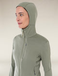 Women's Merino 260 Quantum Long Sleeve Zip Hoodie Lichen - 6