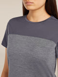 Women's 125 Sphere T-shirt Colour Block Graphite Heather/Graphite - 6