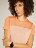 T-shirt in misto di lana merino 125 Cool-Lite™ Sphere Colour Block Donna  - 7