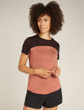 T-shirt in misto di lana merino 125 Cool-Lite™ Sphere Colour Block Donna  - 1