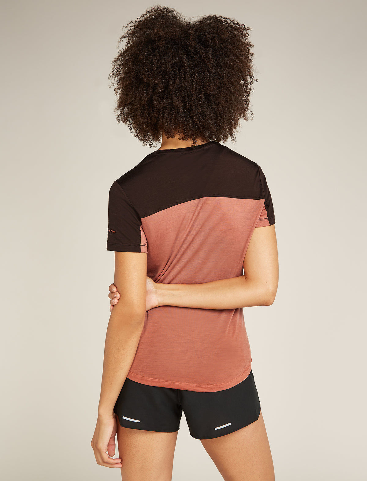 T-shirt in misto di lana merino 125 Cool-Lite™ Sphere Colour Block Donna  - 2