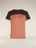 T-shirt in misto di lana merino 125 Cool-Lite™ Sphere Colour Block Donna  - 7