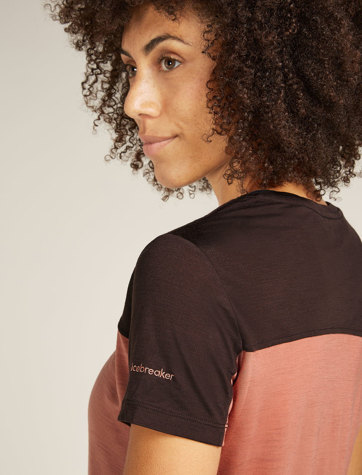 T-shirt in misto di lana merino 125 Cool-Lite™ Sphere Colour Block Donna  - 6