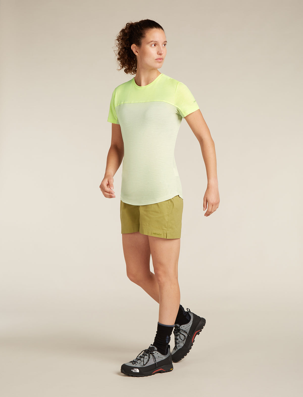 Dam 125 Cool-Lite™ Sphere III T-shirt i merinoblandning Colour Block  - 3