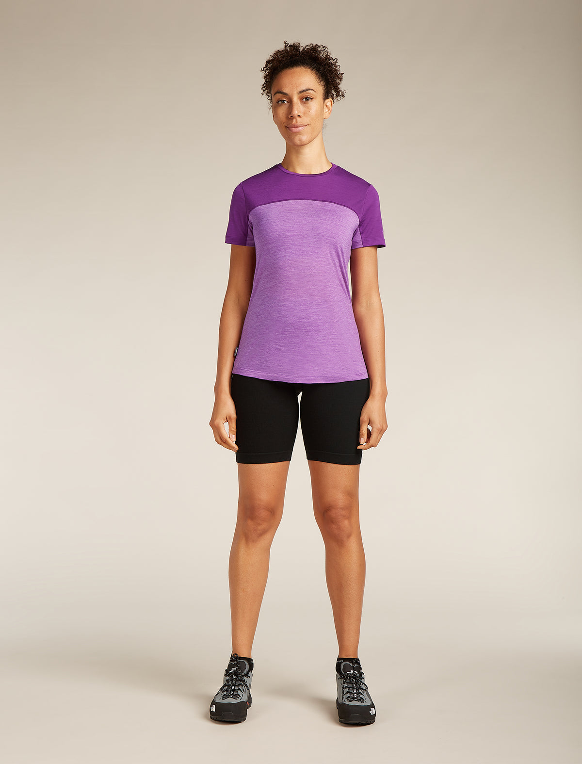 T-shirt in misto di lana merino 125 Cool-Lite™ Sphere Colour Block Donna  - 3