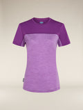 T-shirt in misto di lana merino 125 Cool-Lite™ Sphere Colour Block Donna  - 6
