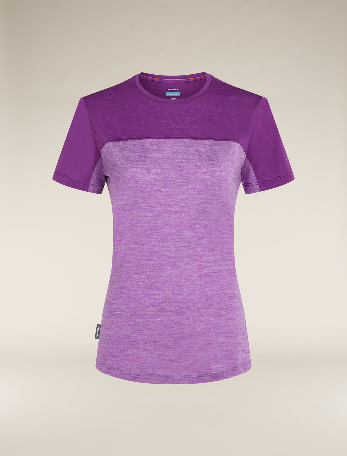 T-shirt in misto di lana merino 125 Cool-Lite™ Sphere Colour Block Donna  - 6