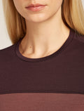 Women's 125 Sphere T-shirt Colour Block Carob/Java - 5