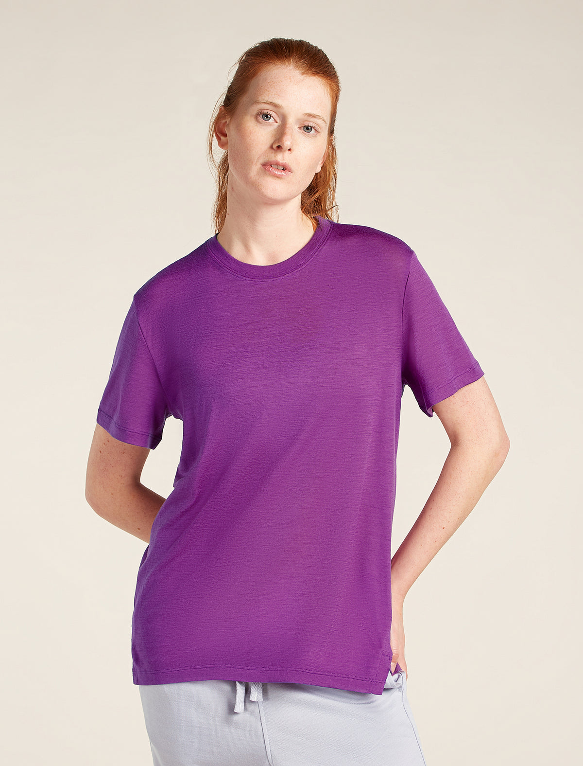 Women's Merino 150 Tech Lite Short Sleeve Relaxed T-Shirt Passion - 1