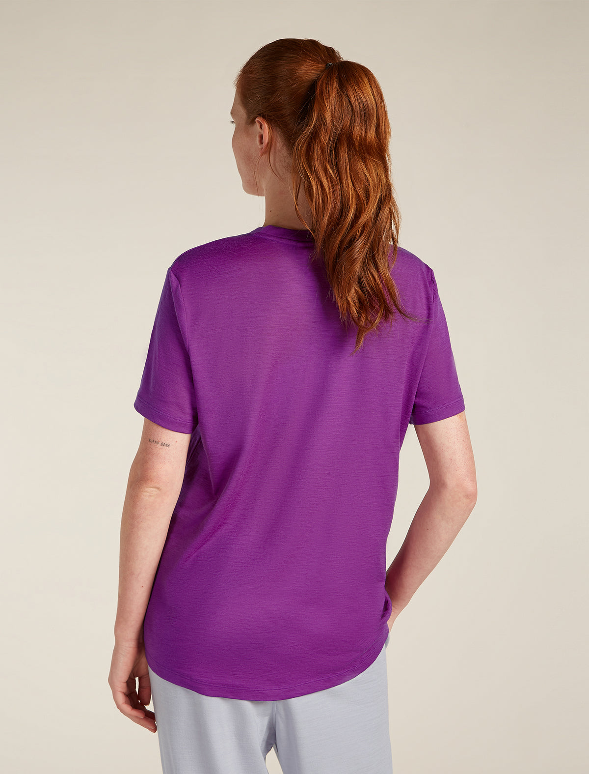 Women's Merino 150 Tech Lite Short Sleeve Relaxed T-Shirt Passion - 2