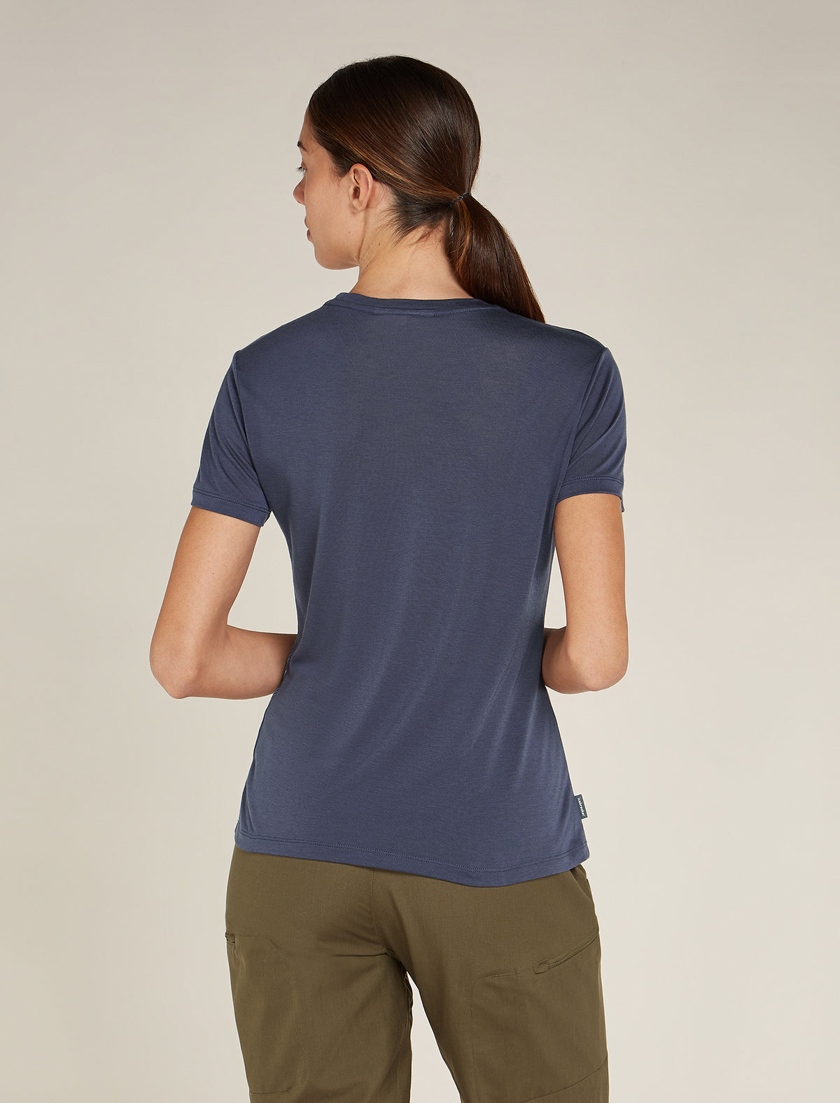 T-shirt in misto di lana merino Core Plume Donna  - 2