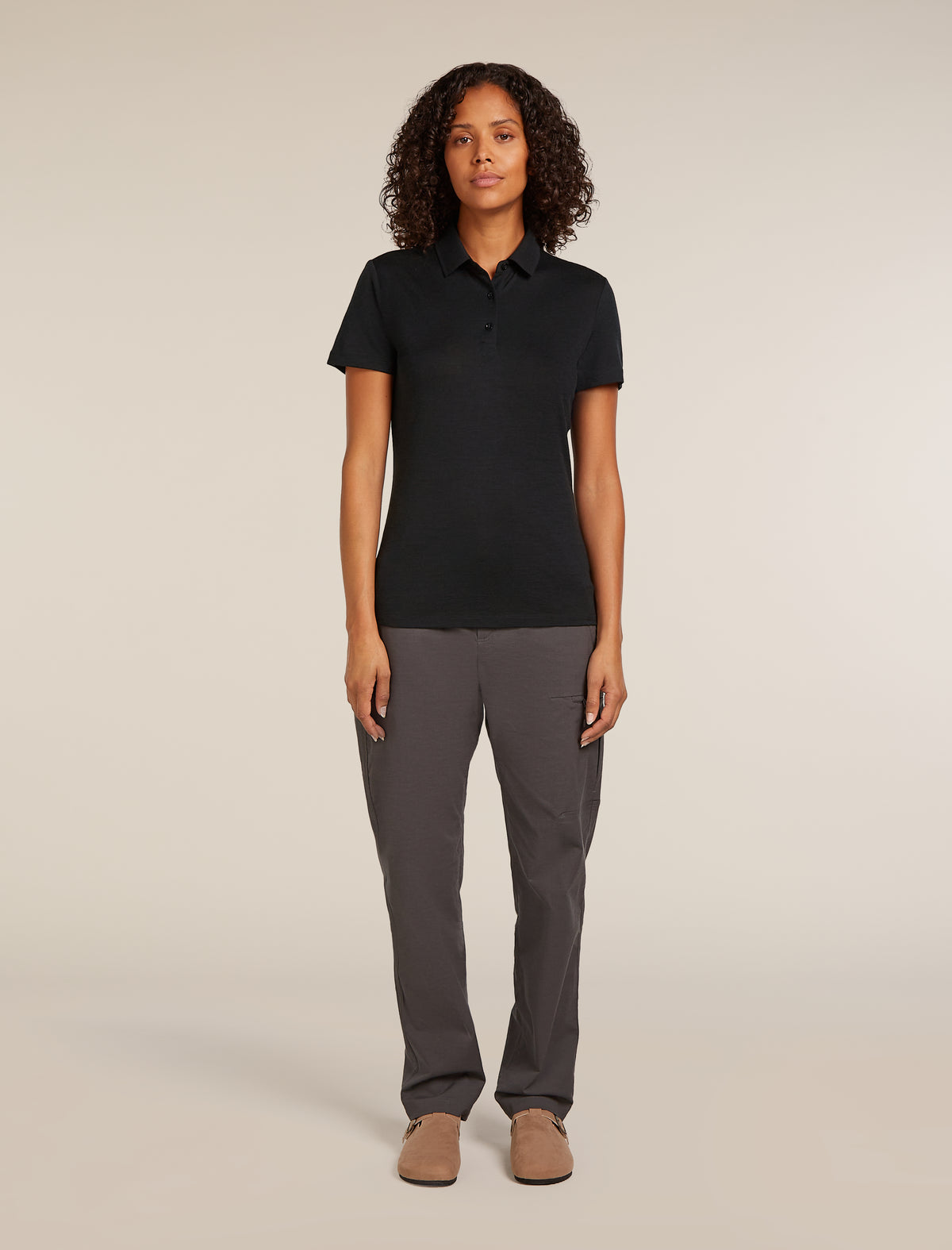 Women's 150 Tech Lite Polo Black - 3